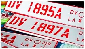 KINDLY READ THIS IF YOU HAVE A CAR RUNNING WITH DV PLATE 