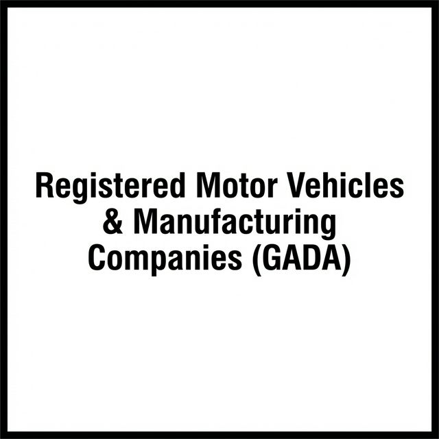 Registered Motor Vehicles & Manufacturing Companies